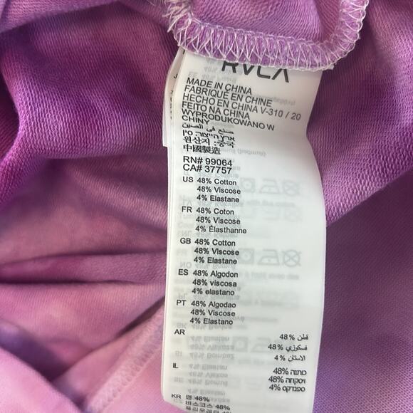 RVCA - NWT Fashion Crew Tie Dye Sweatshirt - Picture 11 of 11